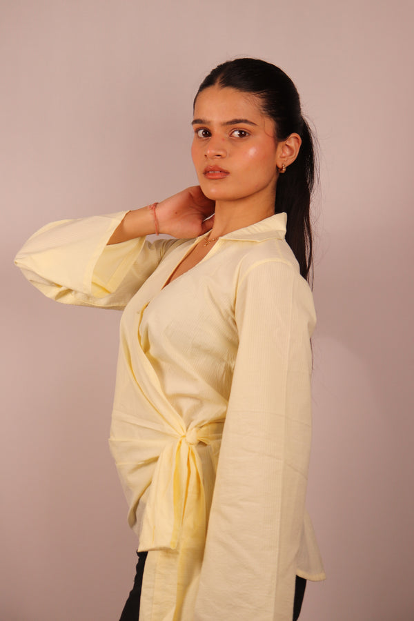 Buttercream Side Bow Shirt