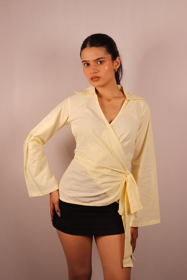 Buttercream Side Bow Shirt