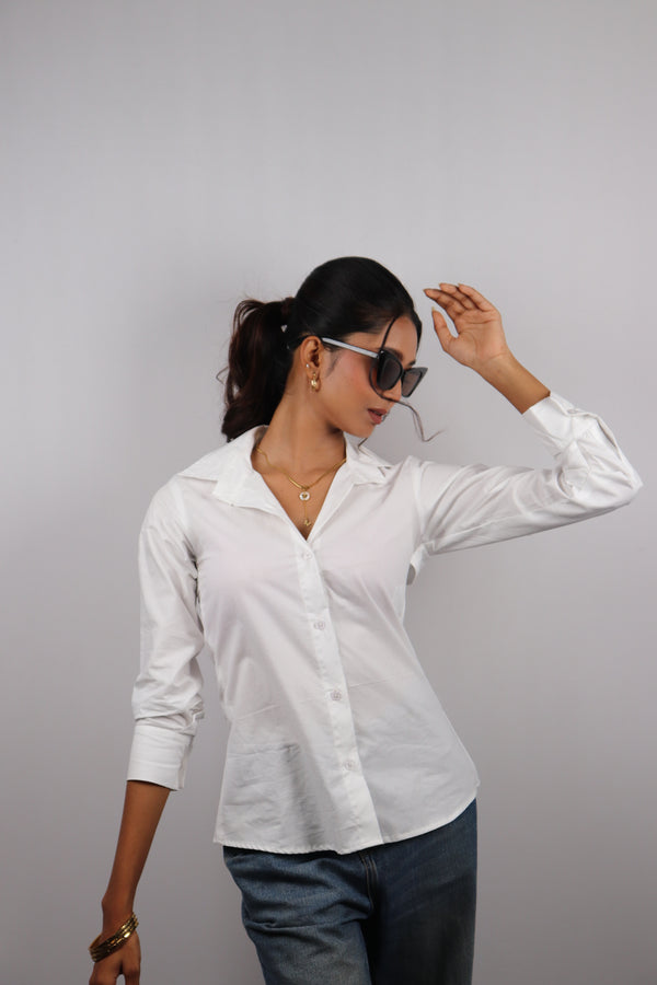 Plot Twist Backless Shirt