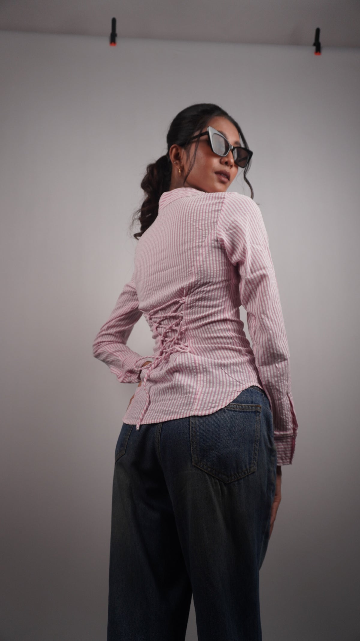 Hot Mess Pink Corset Shirt