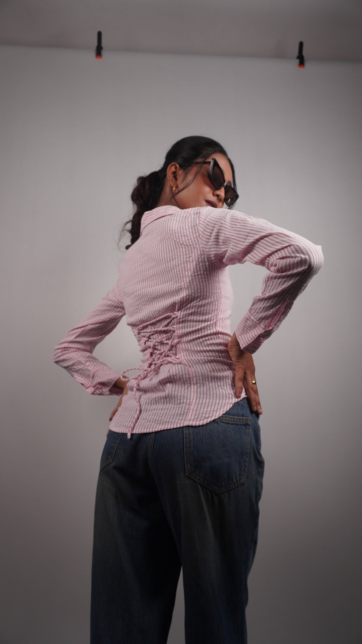 Hot Mess Pink Corset Shirt