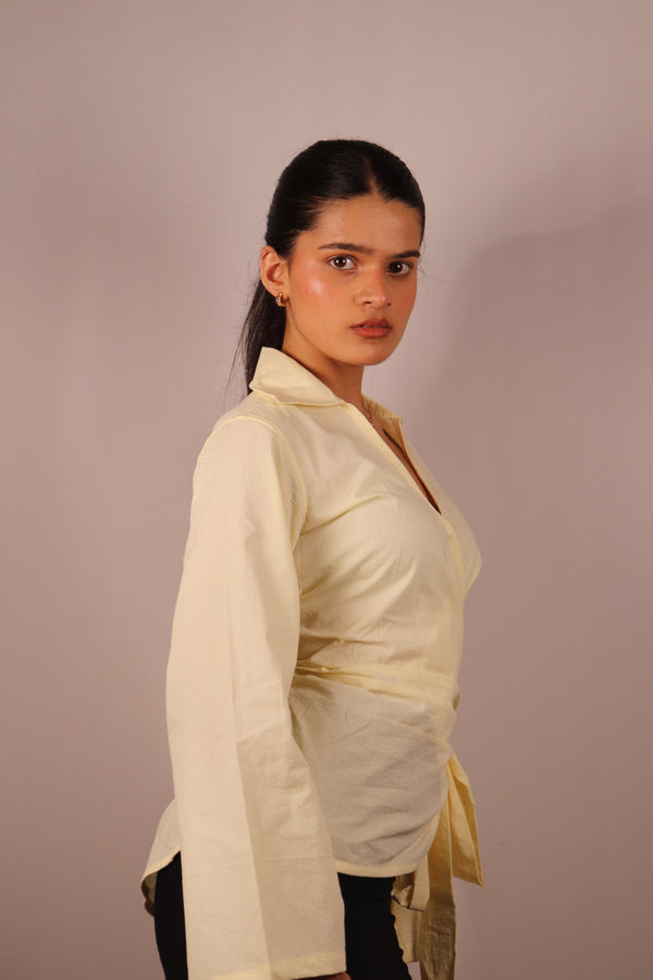 Buttercream Side Bow Shirt